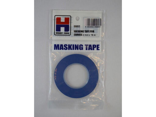 H2K80017 Masking Tape For Curves 4mm x 18m !