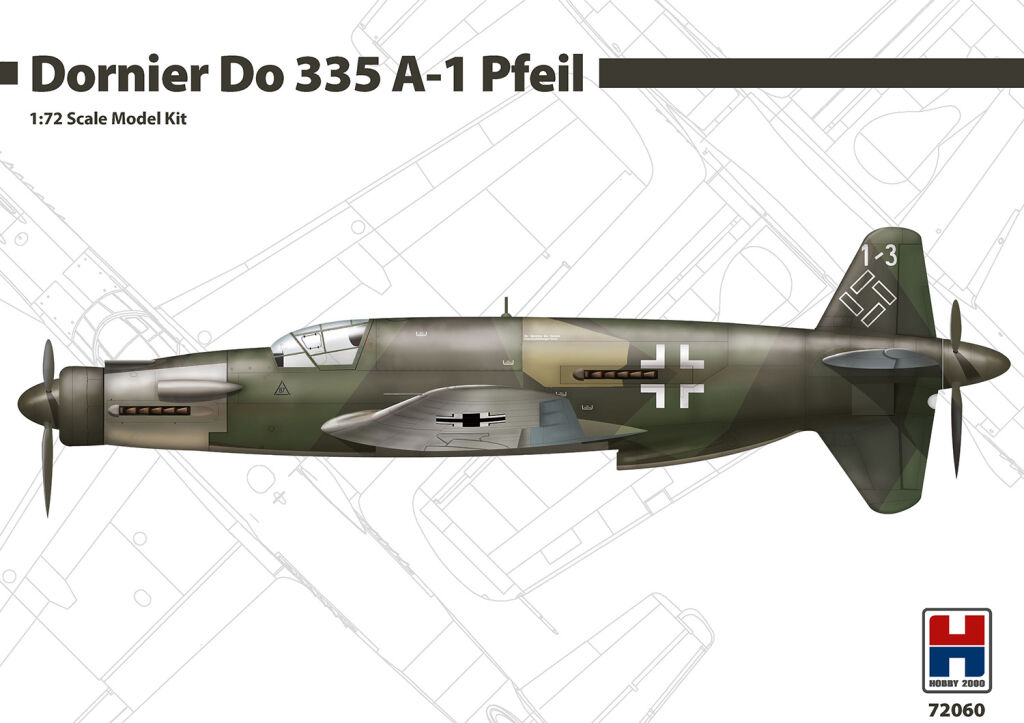 H2K72060 Dornier Do 335 A-1 Pfeil!