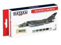 HTK-AS47 Polish Air Force Su-22M4 paint set of 6 x 17ml