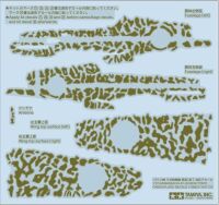 Tamiya 12683 Kawasaki Ki-61-Id Hien (Tony) camouflage decals !