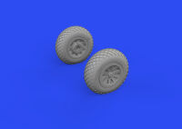 EDU672282 P-51B/C wheels diamond tread 1/72!