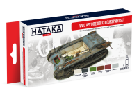 HTK-AS37 WW2 AFV Interior Colours paint set of 6