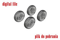 72002-3D P-51 B/C/D Mustang Wheels - two thread types - 3D File