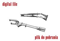 48019-3D P-39/P-400 Front landing gear leg 1/48 3D-File