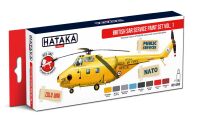 HTK-AS98  British SAR Service paint set of 8 x 17ml,  vol. 1