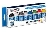 HTK-BS100 Scale Modelling Basic Colours set – BLUE LINE 8 x 17ml