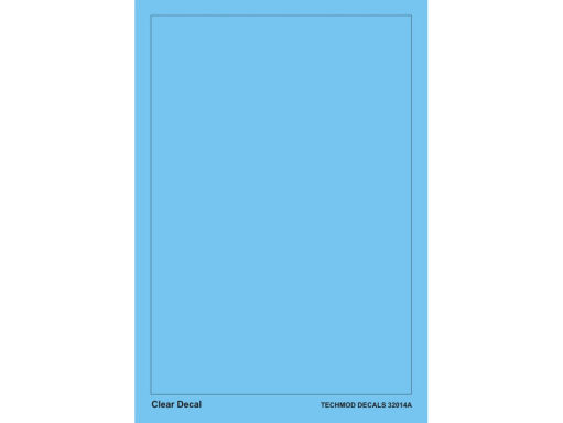 TCH32014 Clear decal, two big sheets
