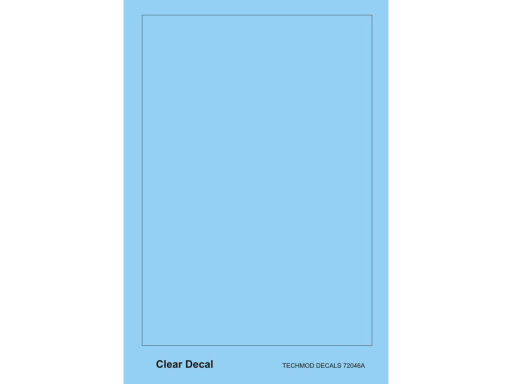 TCH72046 Clear Decal small sheets