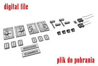 72019-3D  Escort Carrier Deck Accessories 1/72 3D file