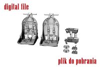 48016-3D P-39/P-400 Cockpit details 1/48 3D File