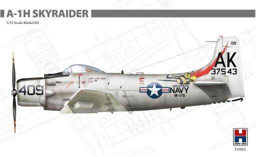 H2K72062 A-1H Skyraider