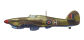 Hurricane FR Mk IIb trop, AM358/H, No. 318 Squadron PAF (Polish Air Force), Quassassin, Egypt, turn of 1943-44