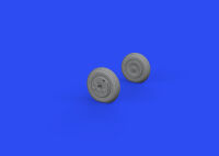 EDU672296 Ki-84 wheels PRINT 1/72.