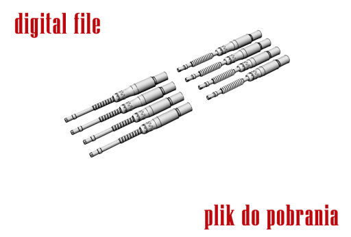 48002-3D Hurricane IIc  Cannons 1/48 - 2 types - 3D-File