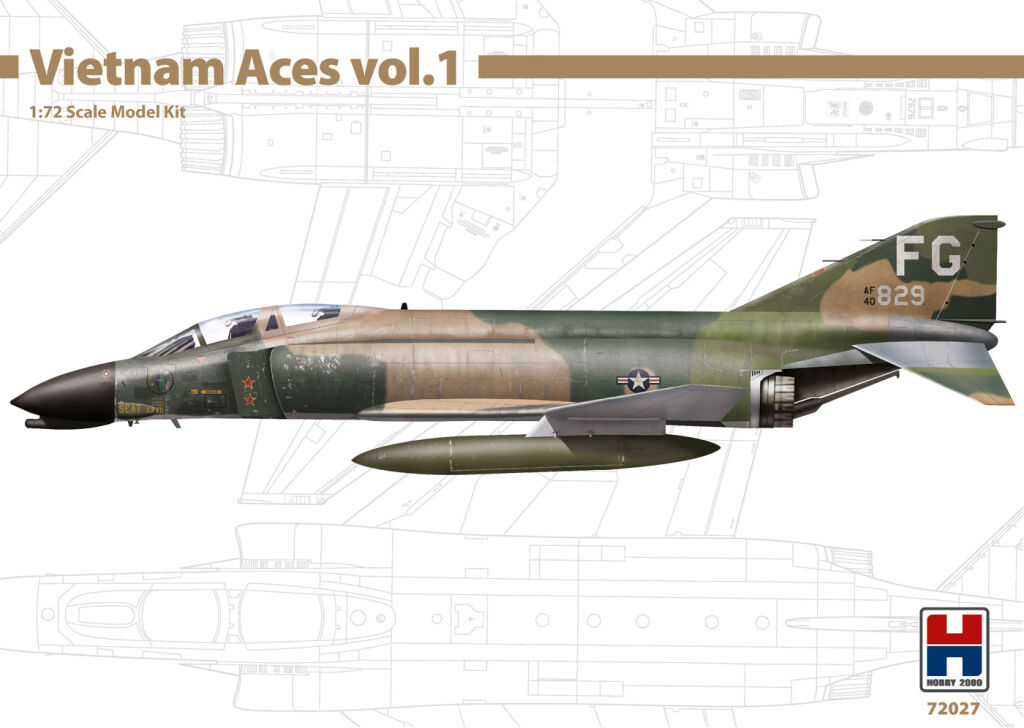 H2k727 F 4c Phanton Ii Vietnam Aces 1 Ex Hasegawa
