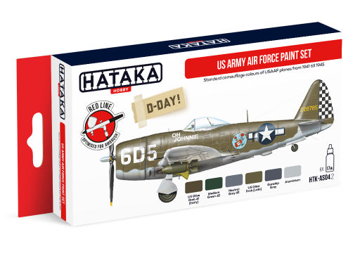 HTK-AS04 US Army Air Force paint set of 6