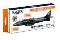 HTK-CS63 USMC AV-8 paint set (early schemes) 8 x 17ml -- ORANGE LINE