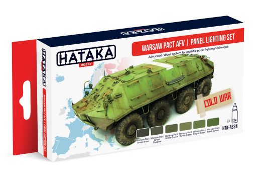 HTK-AS24 Warsaw Pact AFV panel lighting set of 6