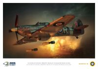 70042-A3 Hurricane Mk II b/c - poster