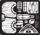 #70031 FM-2 Wildcat Arma Hobby - Photoetched fret