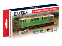 HTK-AS40 Polish Railways locomotives paint set of 6 vol. 1