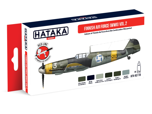 HTK-AS118 Finnish Air Force (WWII) Vol 2 -- RED LINE