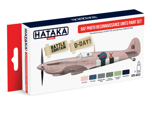 HTK-AS23 RAF Photo - Reconnaissance Units paint set of 6